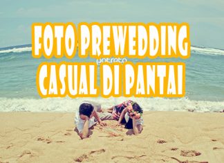 15 Foto Prewedding Casual Di Pantai - PortalKuningan.Com